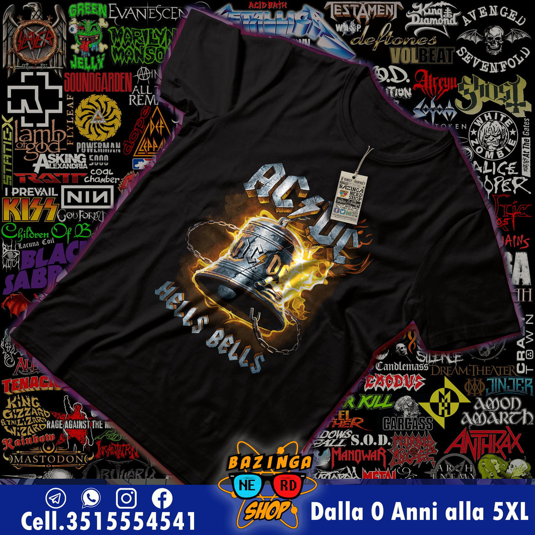 T-Shirt AC/DC Hells Bells