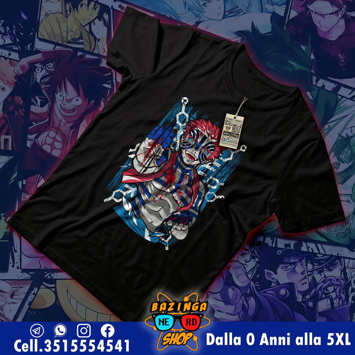 T-Shirt Akaza Demon Slayer