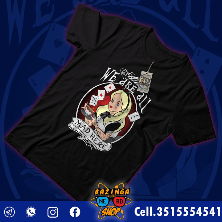 T-Shirt Alice Mad Here