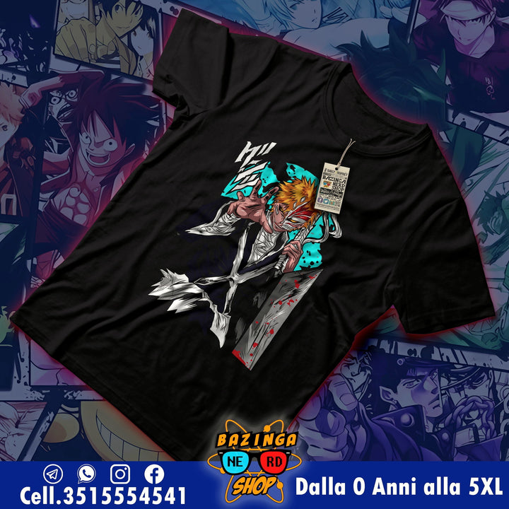 T-Shirt Bleach Celeste