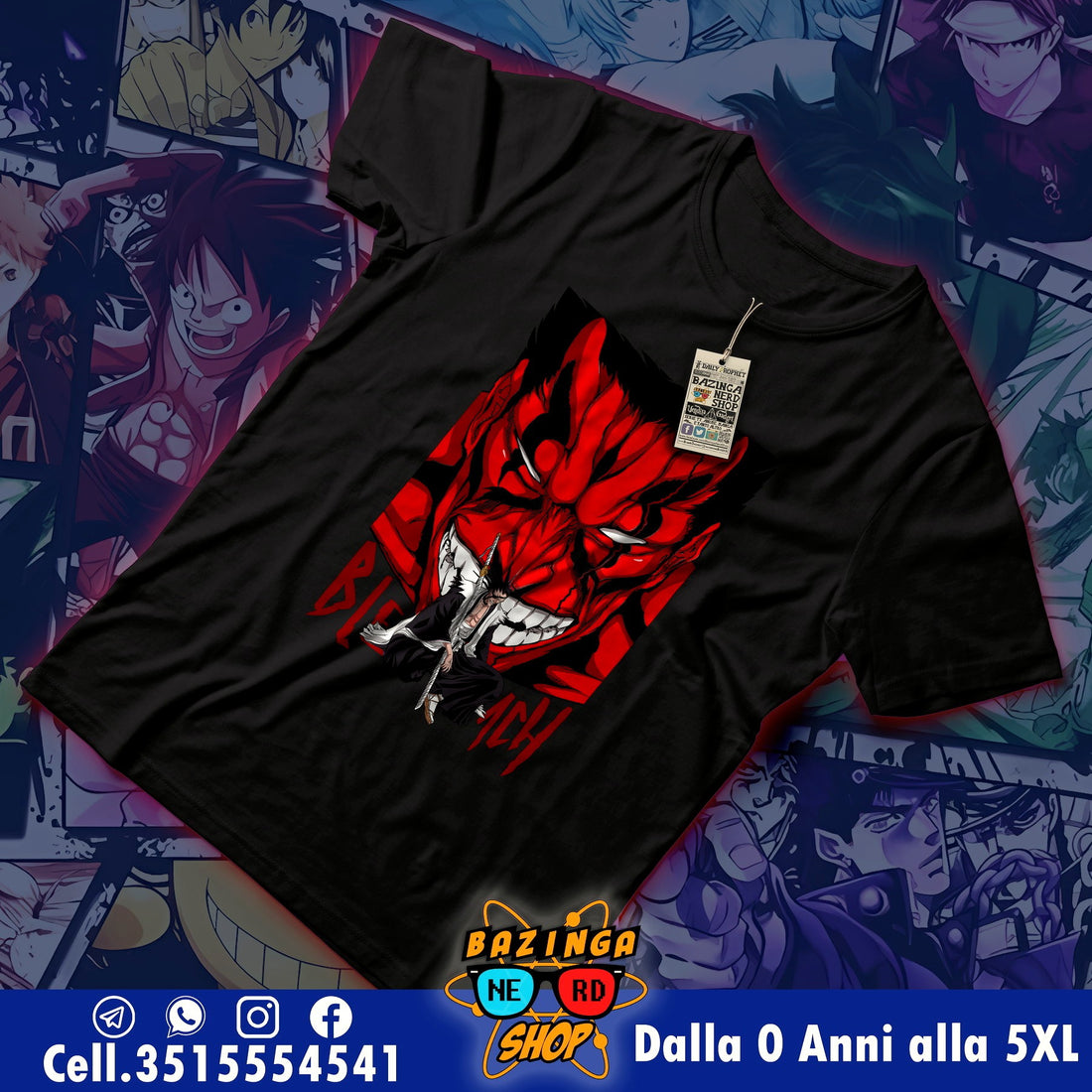 T-Shirt Bleach Zaraki Bankai
