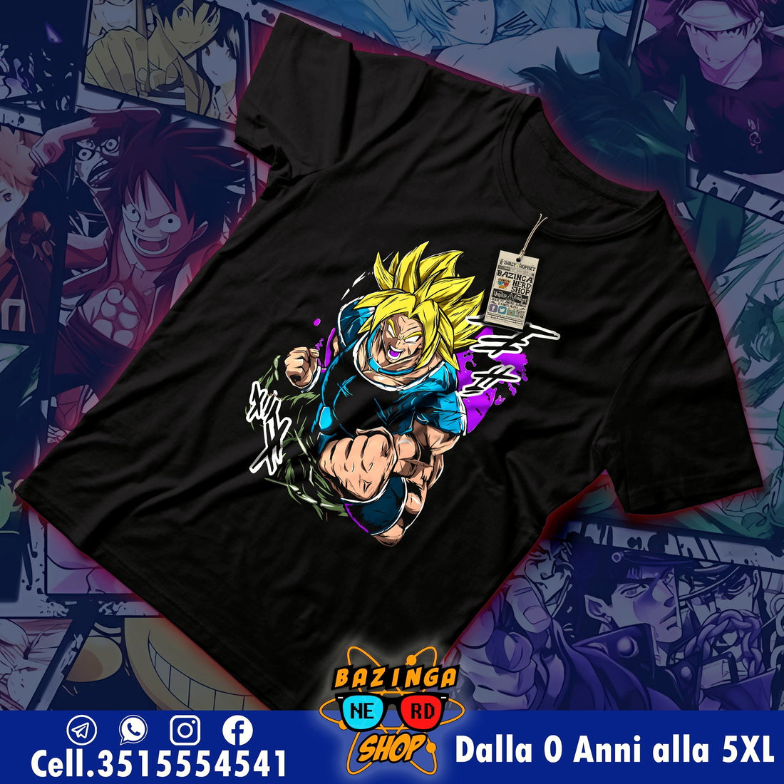 T-Shirt Broly Dragon Ball