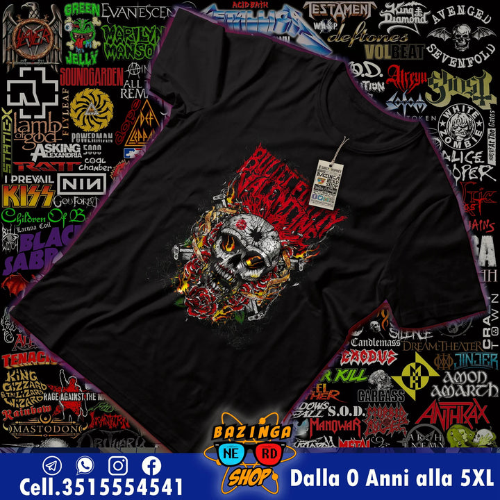 T-Shirt Bullet For My Valentine Skull