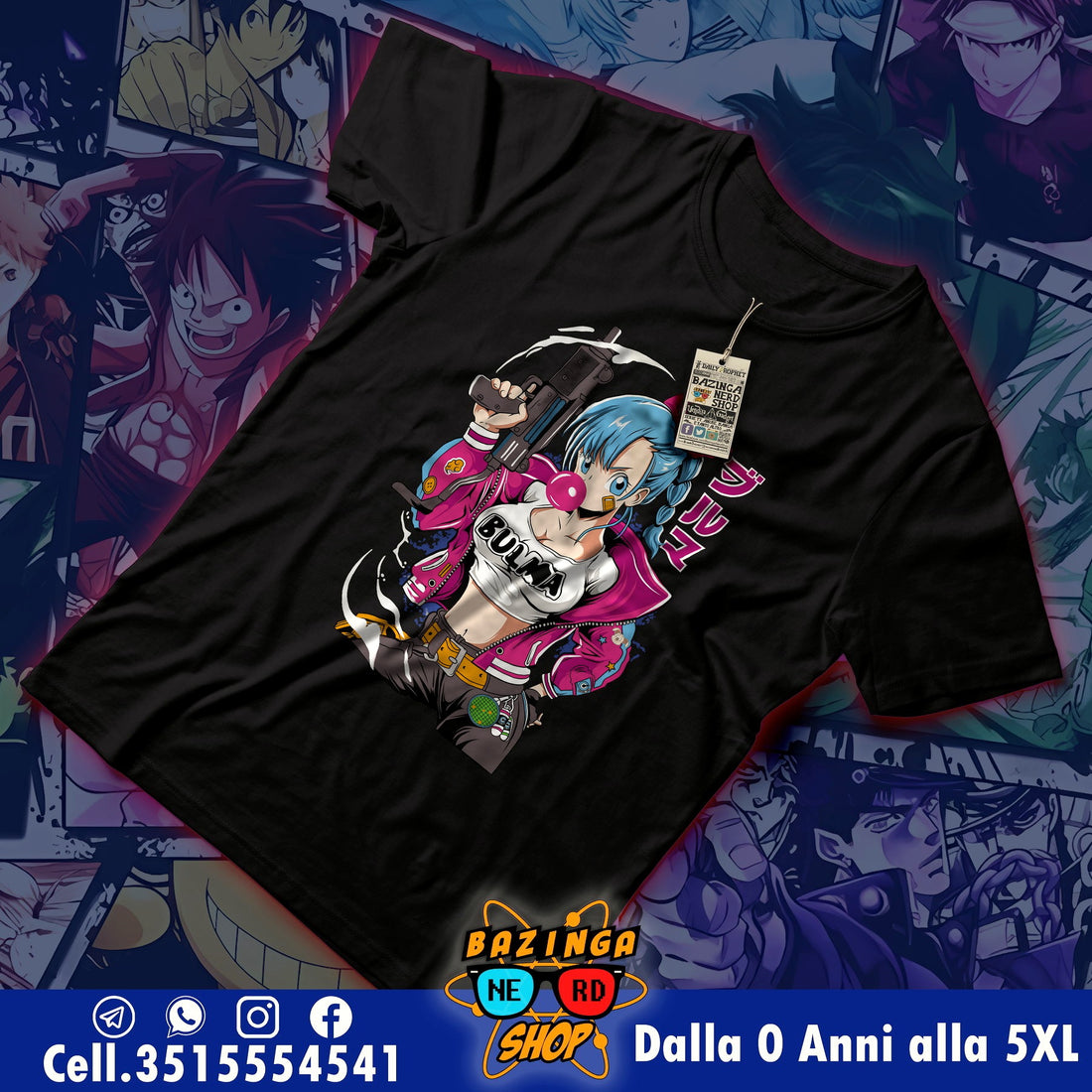 T-Shirt Bulma Dragon Ball