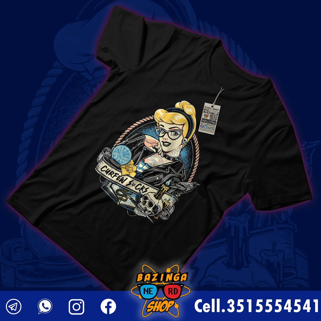 T-Shirt Cenerentola Cute but Crazy