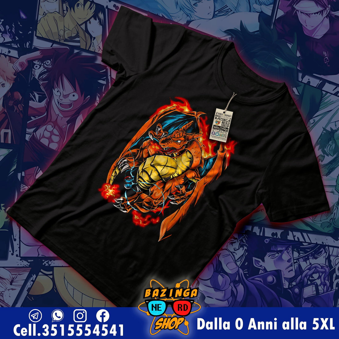 T-Shirt Charizard Pokemon