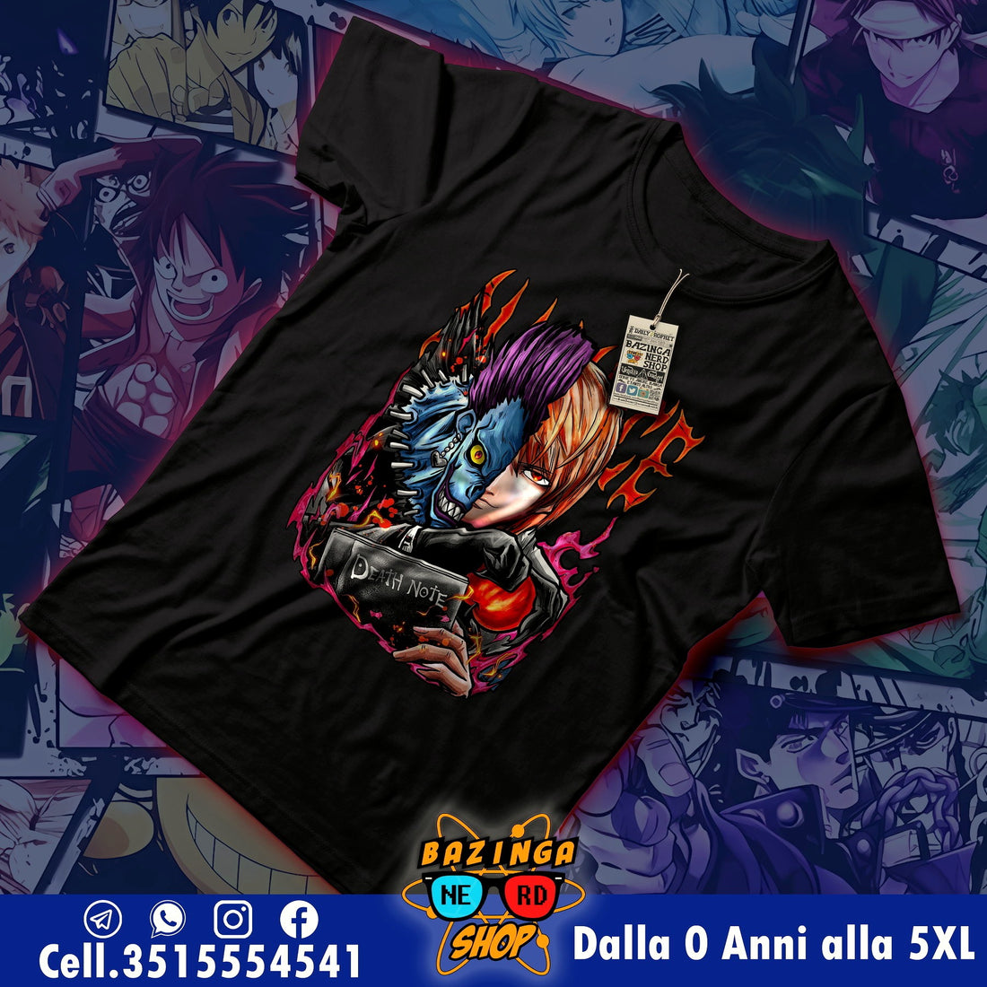 T-Shirt Death Note Doppia