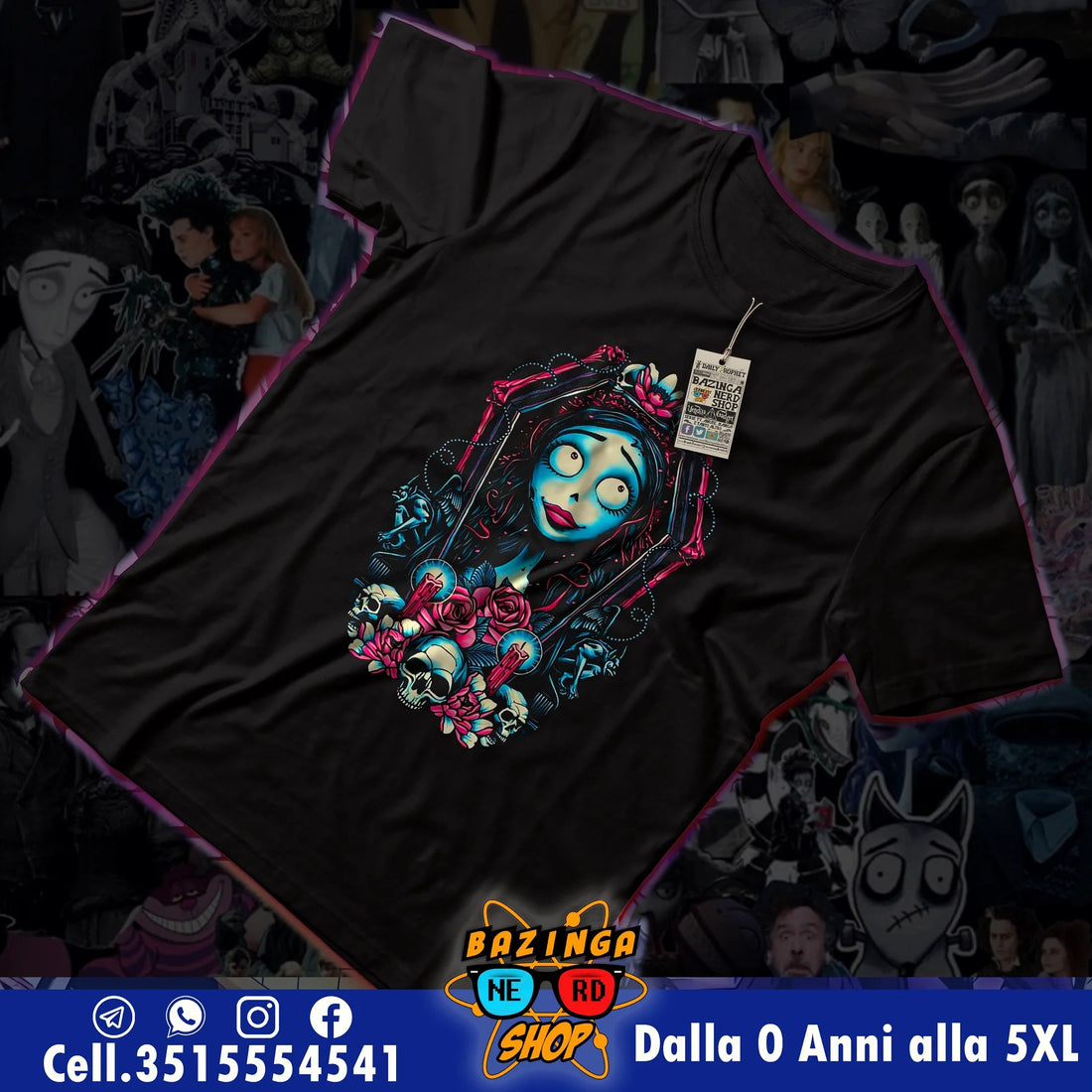T-Shirt Emily La Sposa Cadavere