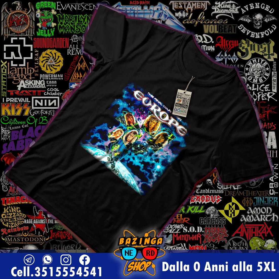 T-Shirt Europe The Final Countdown