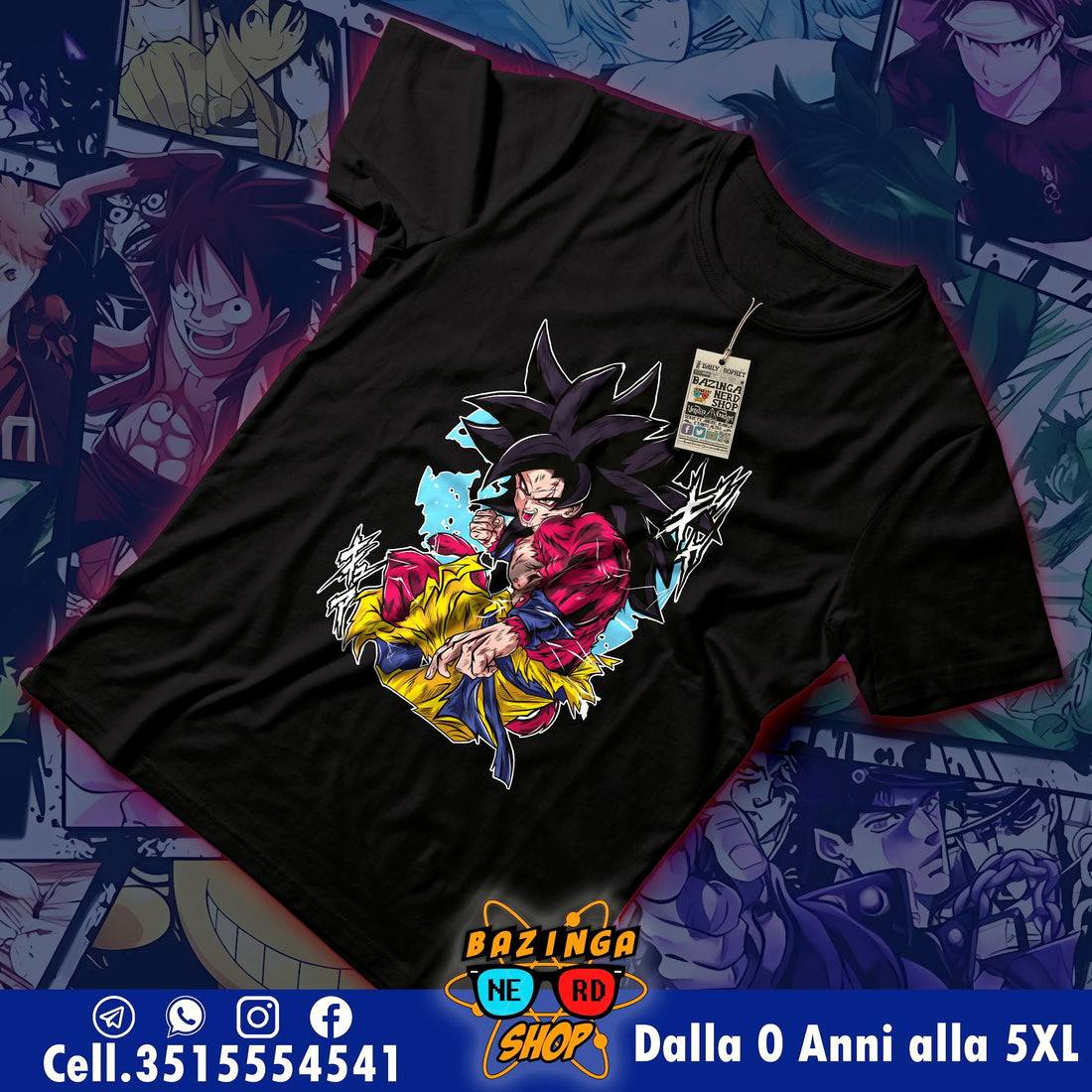T-Shirt Goku SSJ4 Dragon Ball