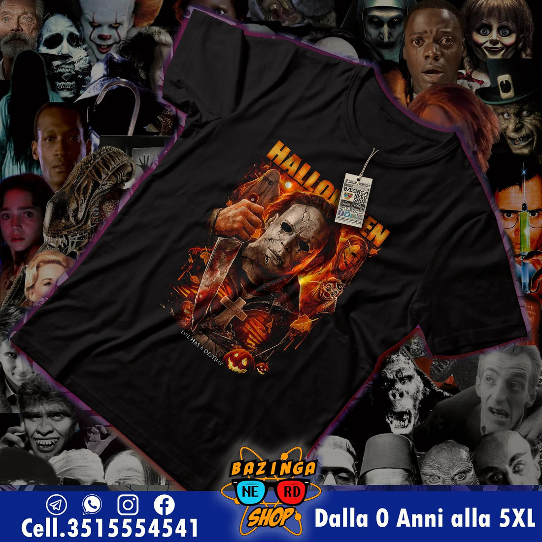 T-Shirt Halloween Michael Myers