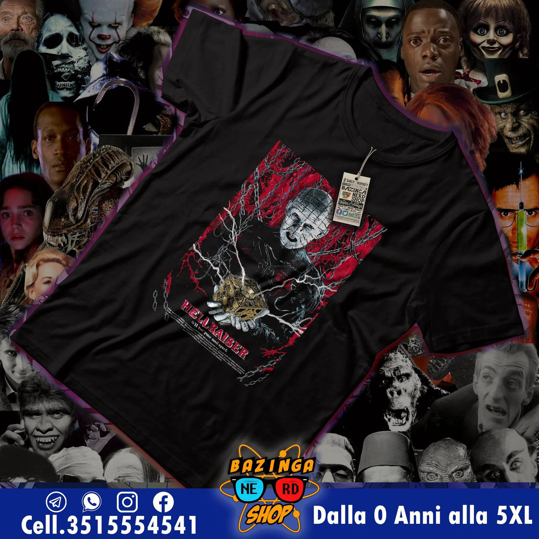 T-Shirt Hellraiser Pinhead