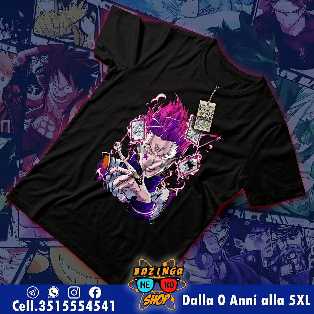 T-Shirt Hisoka Hunter x Hunter