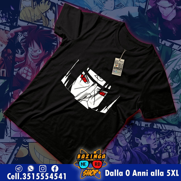 T-Shirt Itachi Occhi Rossi Naruto