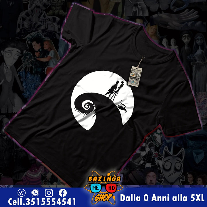 T-Shirt Jack e Sally Luna