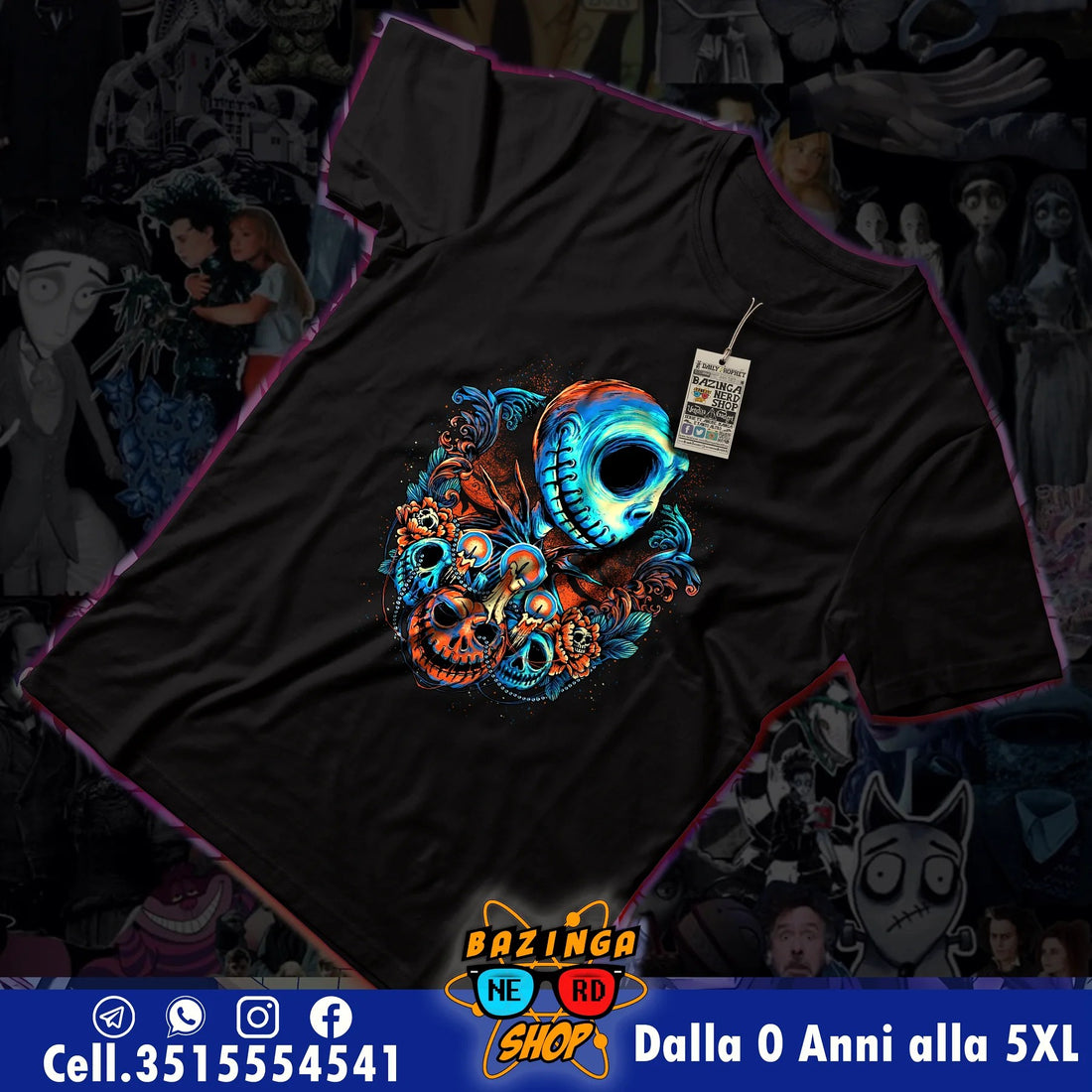T-Shirt Jack Skellington