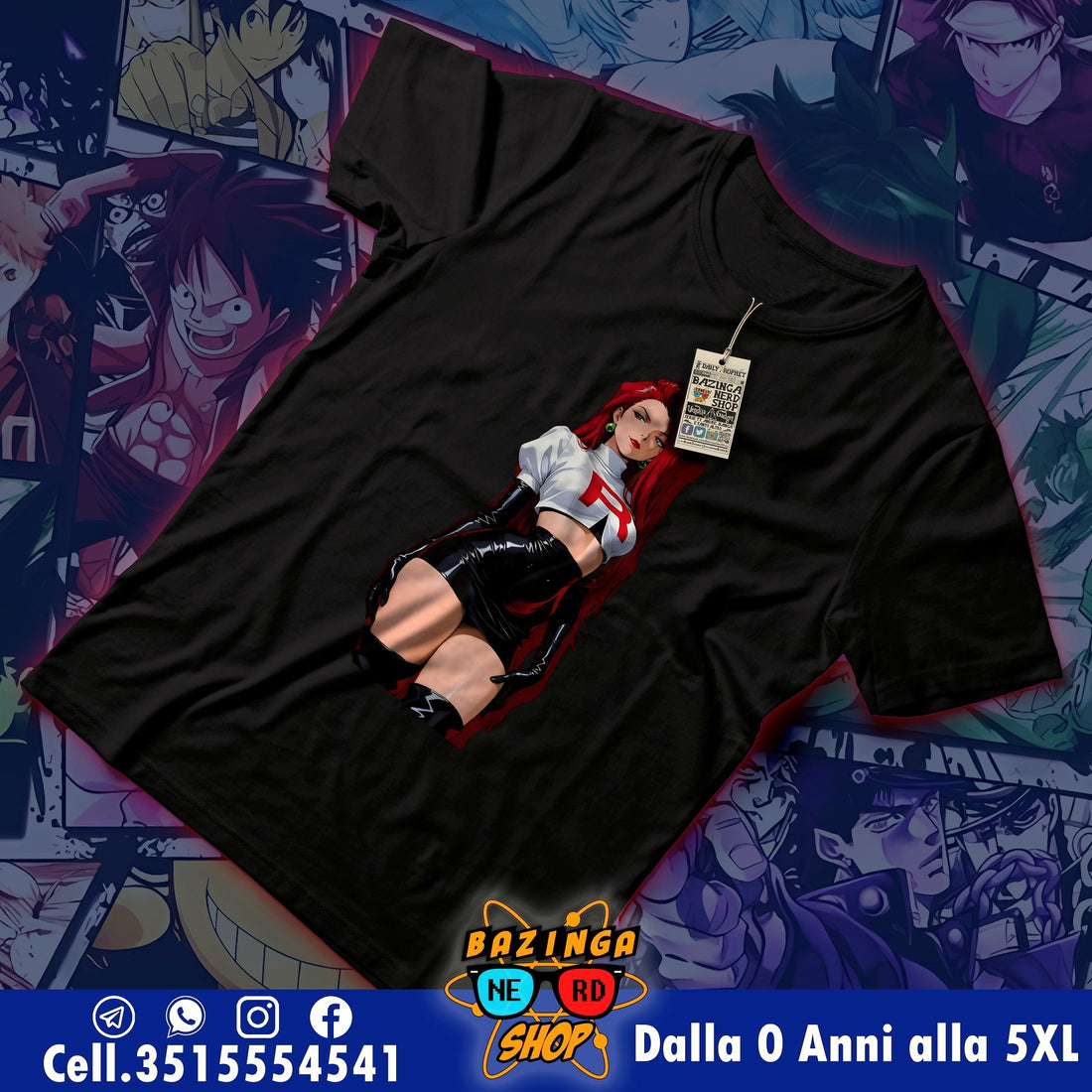 T-Shirt Jessie Pokemon