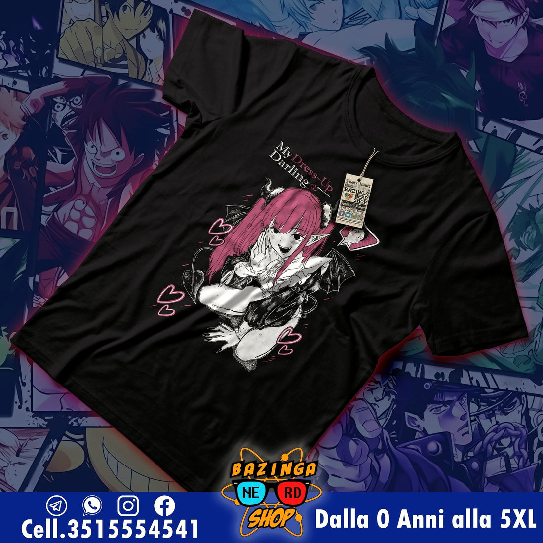 T-Shirt Kitagawa Marin My Dress-Up Darling