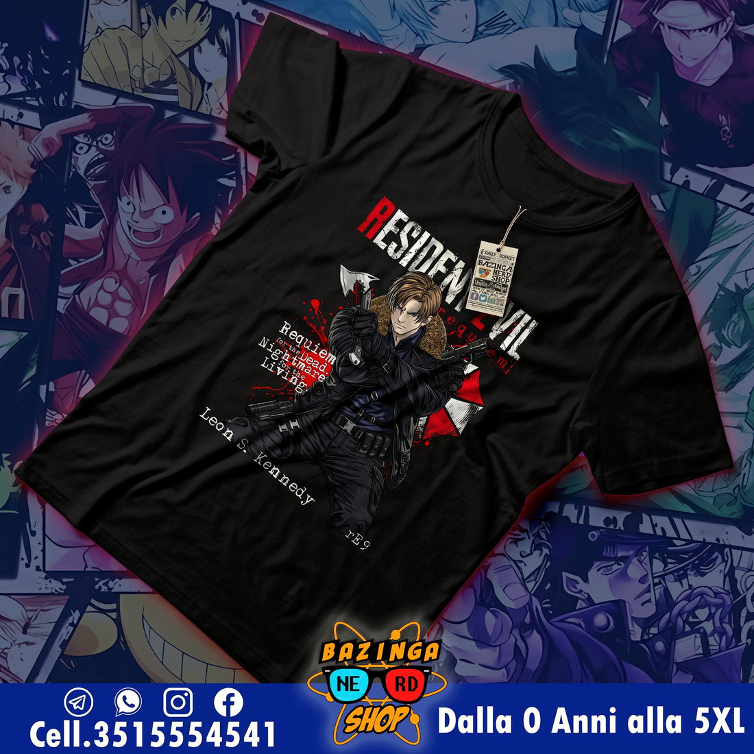 T-Shirt Leon Resident Evil 2