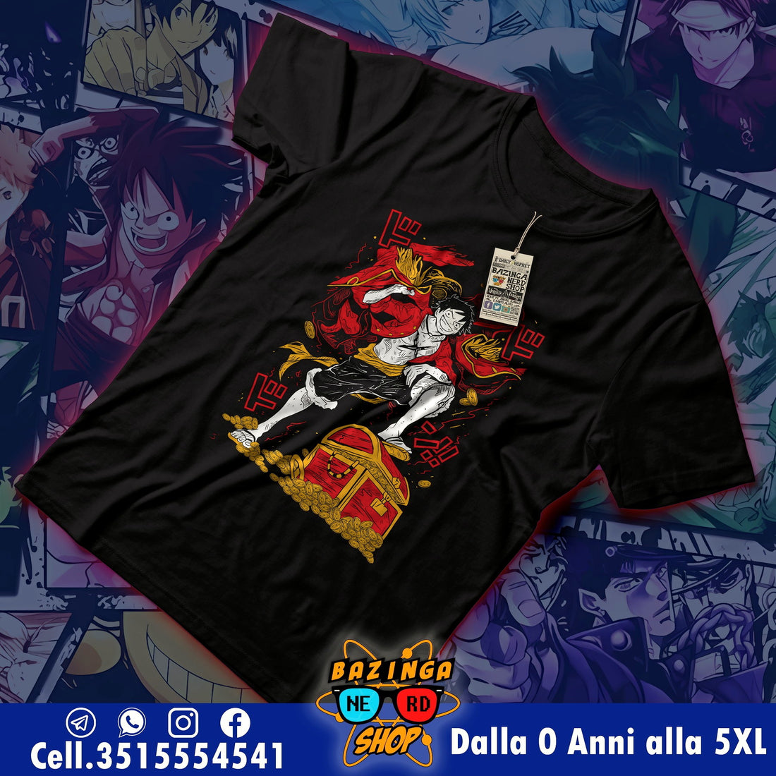 T-Shirt Luffy Tesoro One Piece