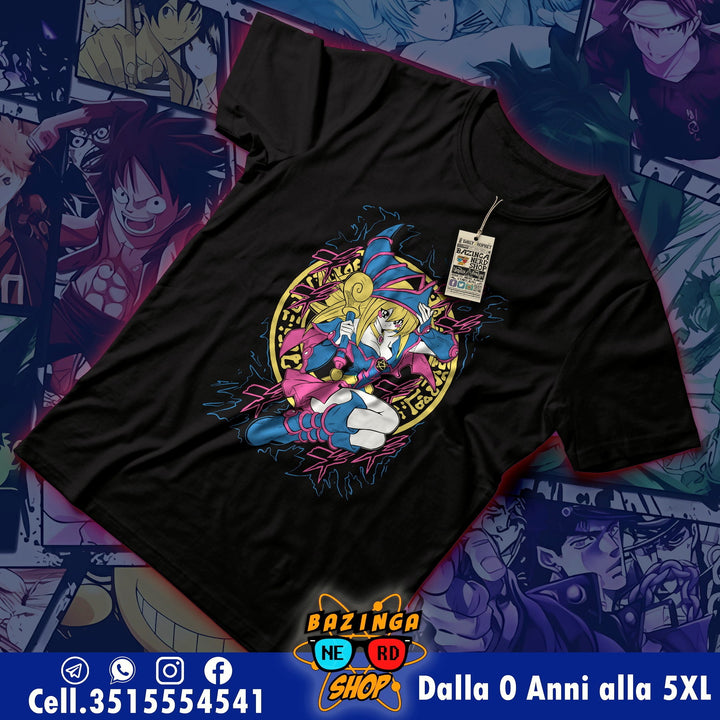 T-Shirt Maga Nera Yu-Gi-Oh