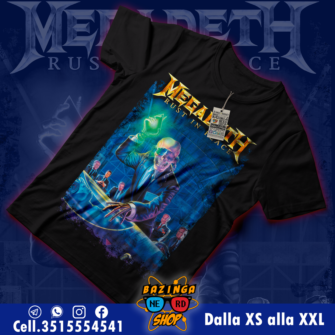 T-Shirt Megadeth Rust in Peace