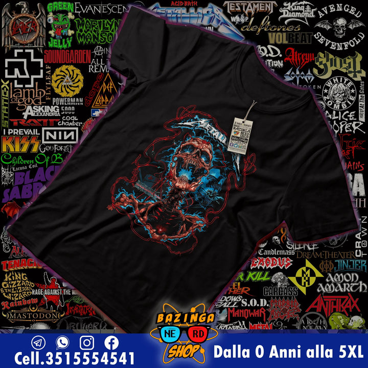 T-Shirt Metallica Grafica Metal
