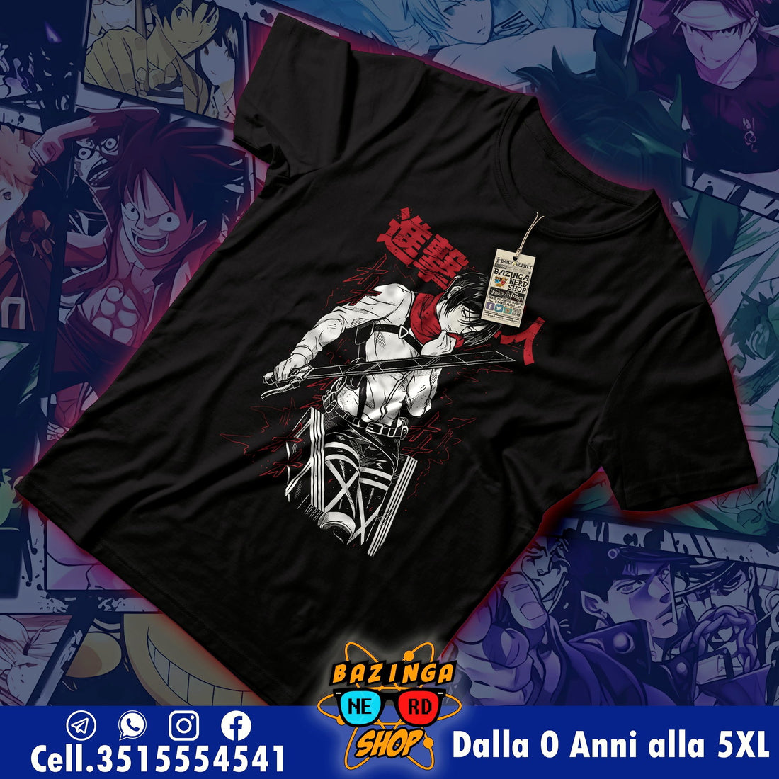 T-Shirt Mikasa Attack on Titan