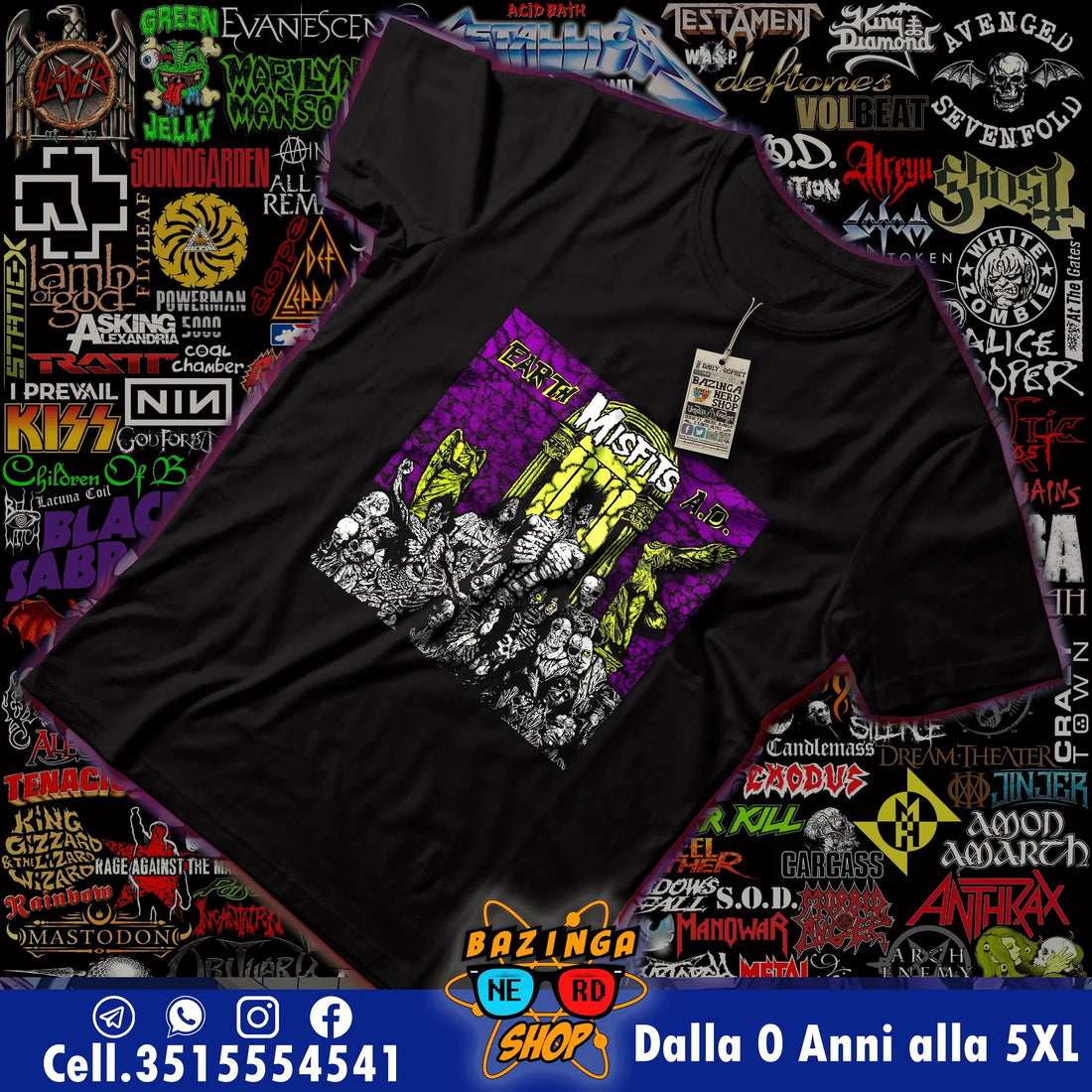 T-Shirt Misfits Fiend