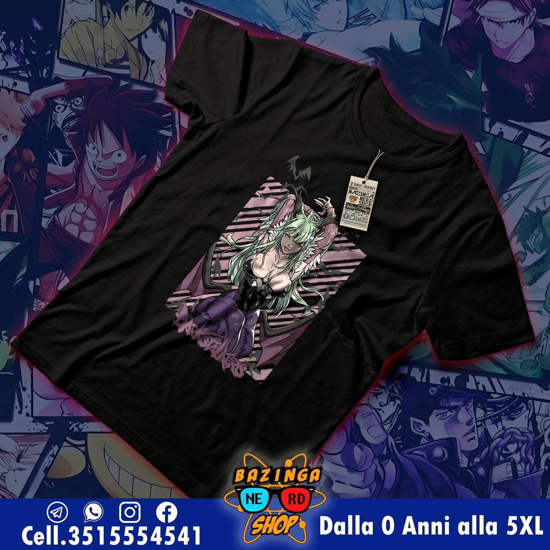 T-Shirt Morrigan Aensland Darkstalkers