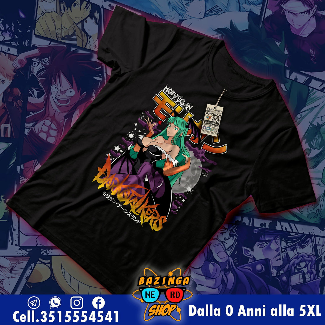 T-Shirt Morrigan Darkstalkers