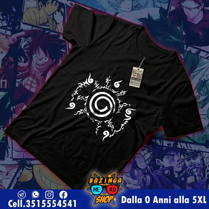 T-Shirt Naruto Marchio Bianco