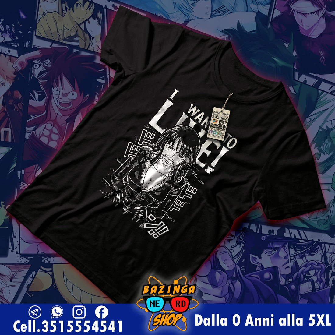 T-Shirt Nico Robin Pianto One Piece