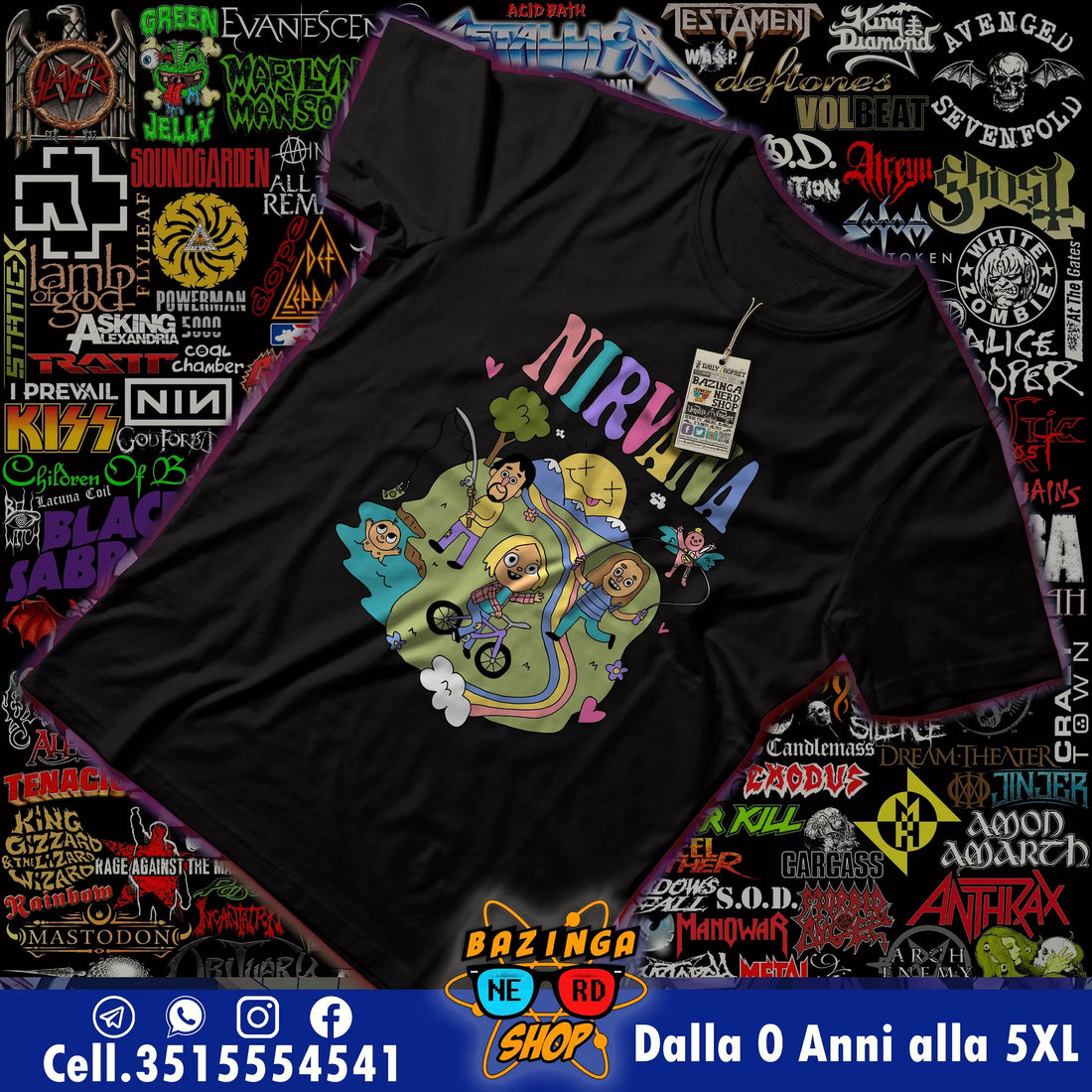 T-Shirt Nirvana Cute