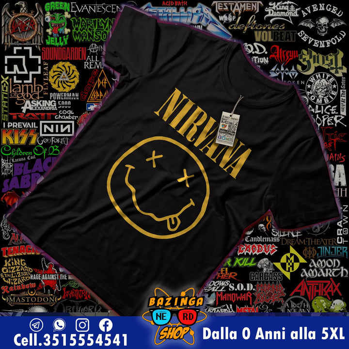 T-Shirt Nirvana Smile