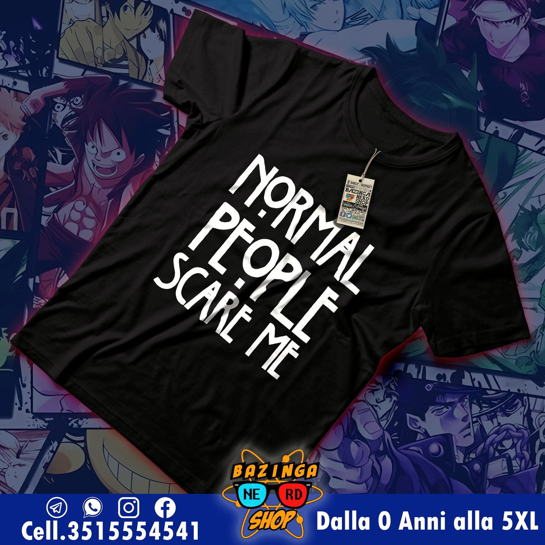 T-Shirt Normal People Scare Me