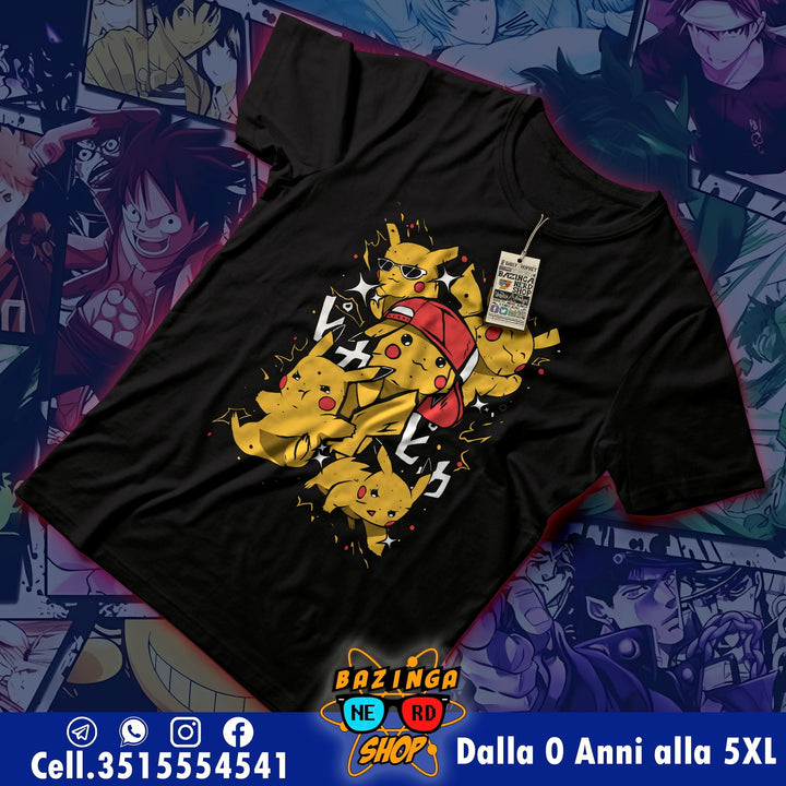 T-Shirt Pikachu Pokemon