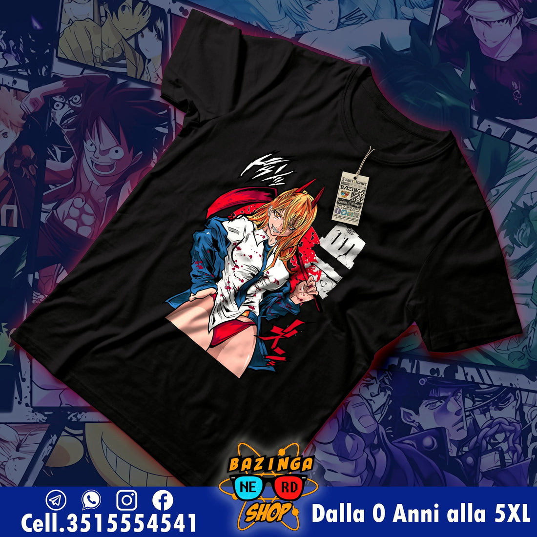 T-Shirt Power Chainsaw Man 3