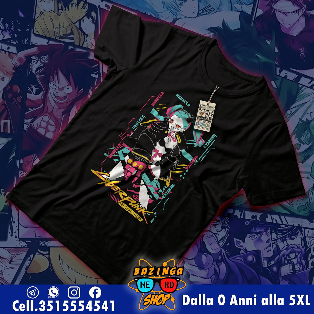T-Shirt Rebecca Cyberpunk Edgerunners