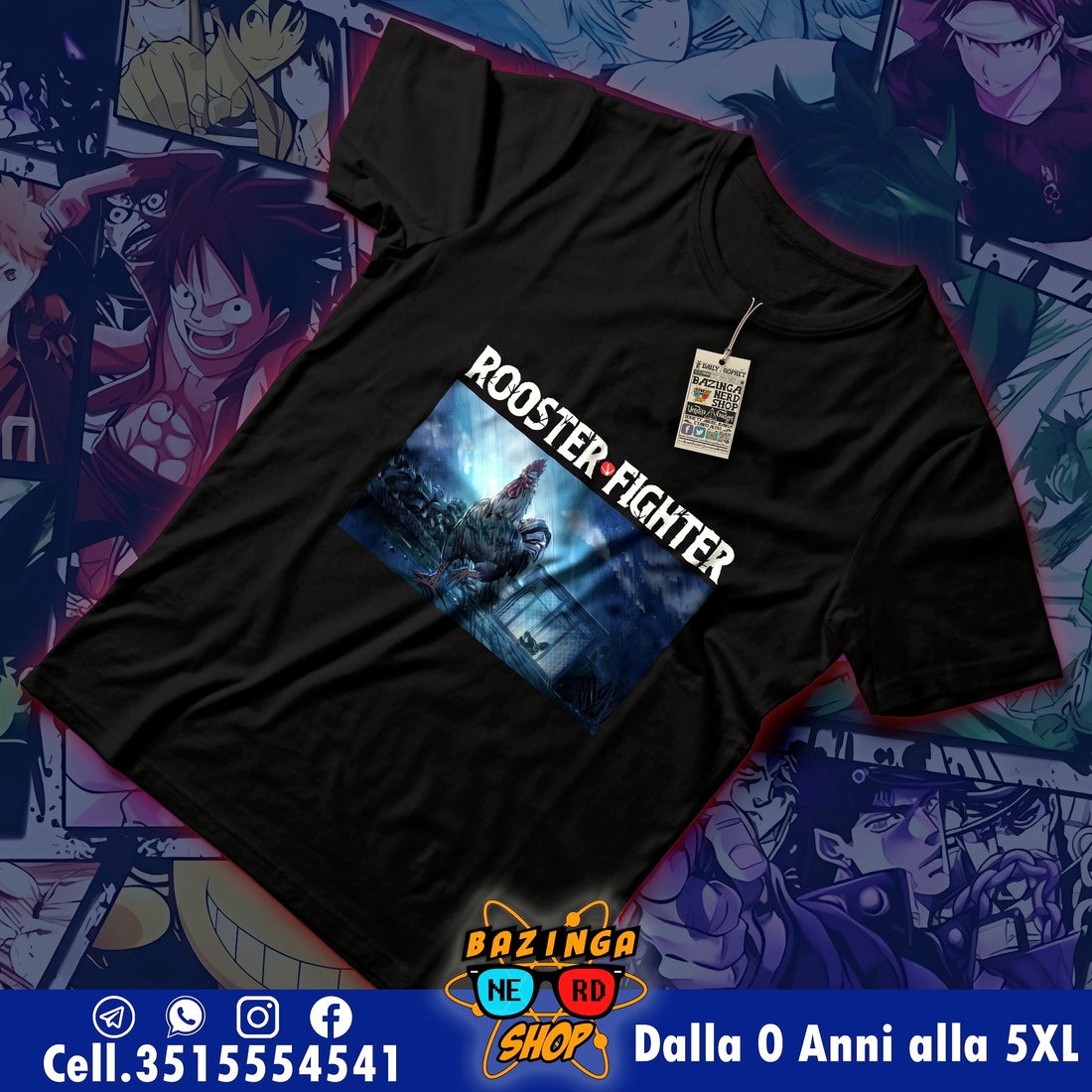 T-Shirt Rooster Fighter