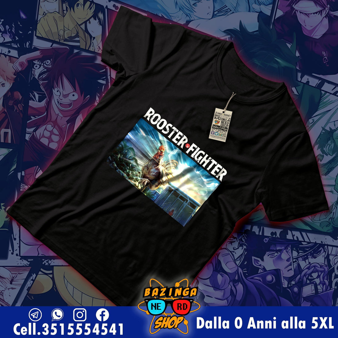 T-Shirt Rooster Fighter giorno