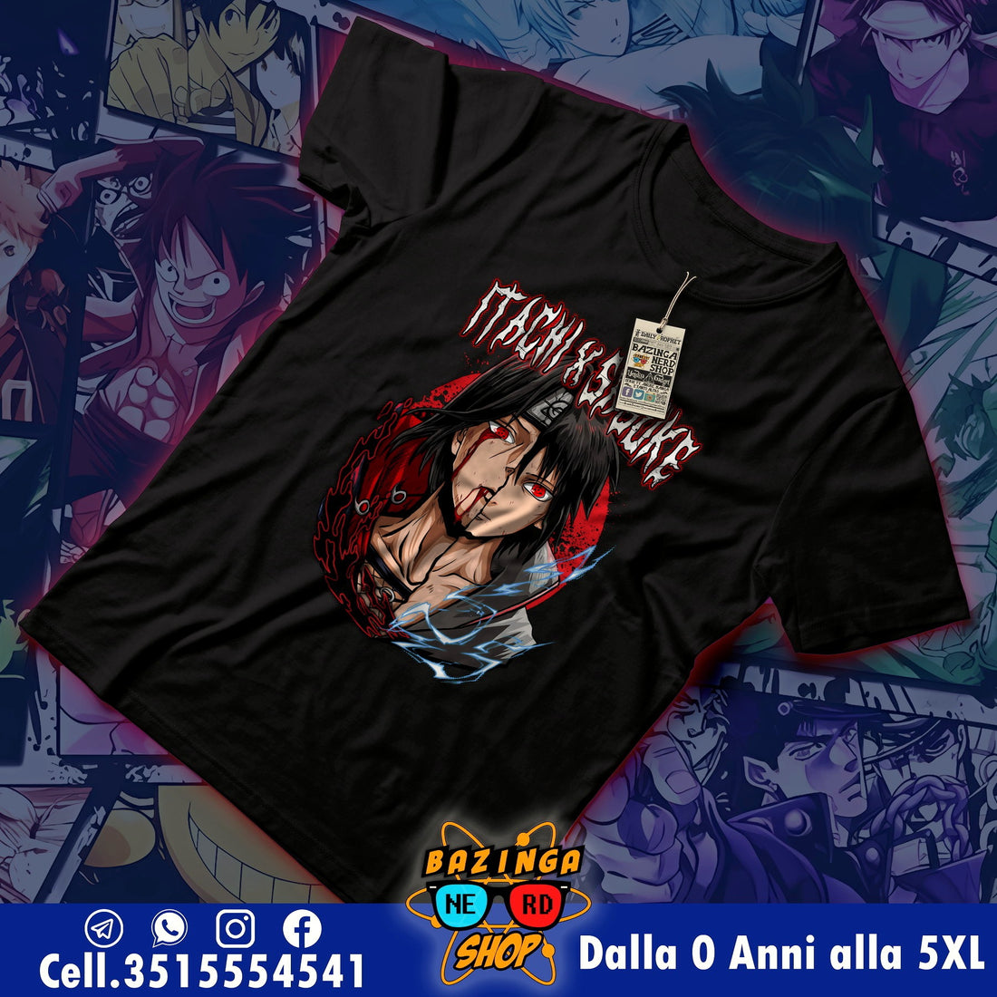 T-Shirt Sasuke Itachi Naruto