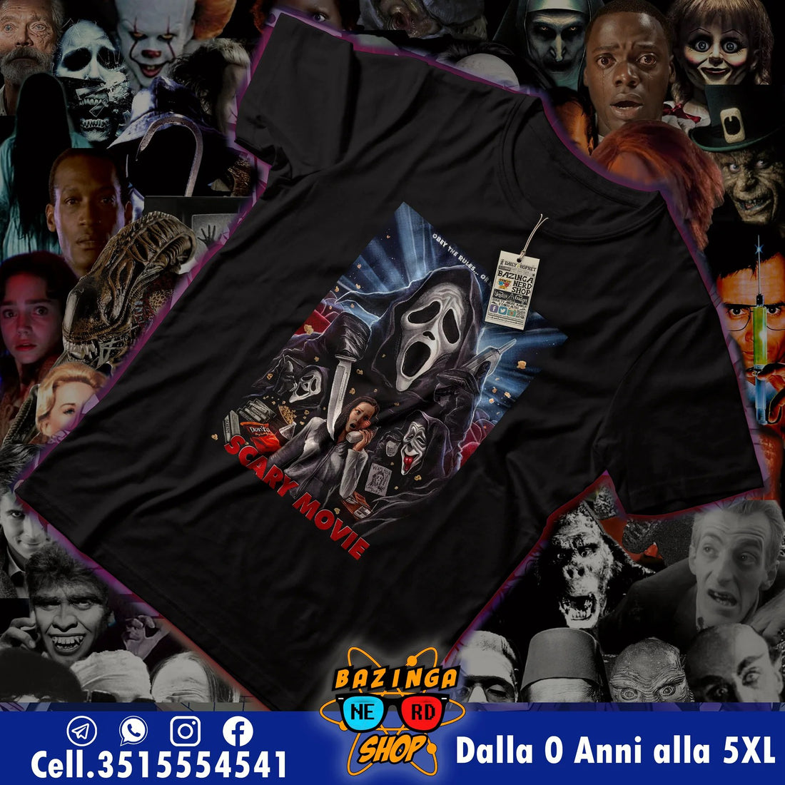 T-Shirt Scary Movie Ghostface
