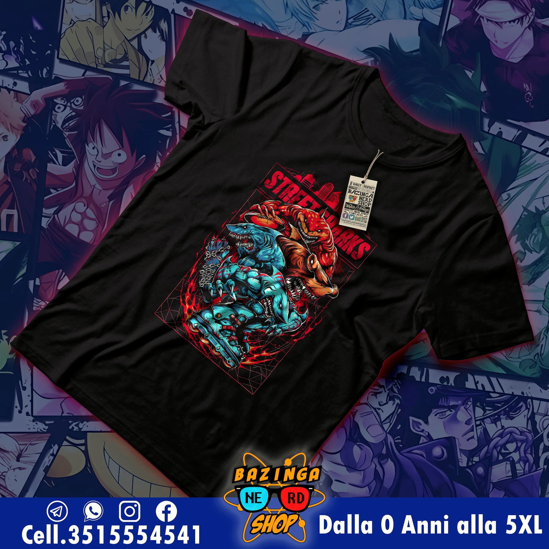 T-Shirt Street Sharks