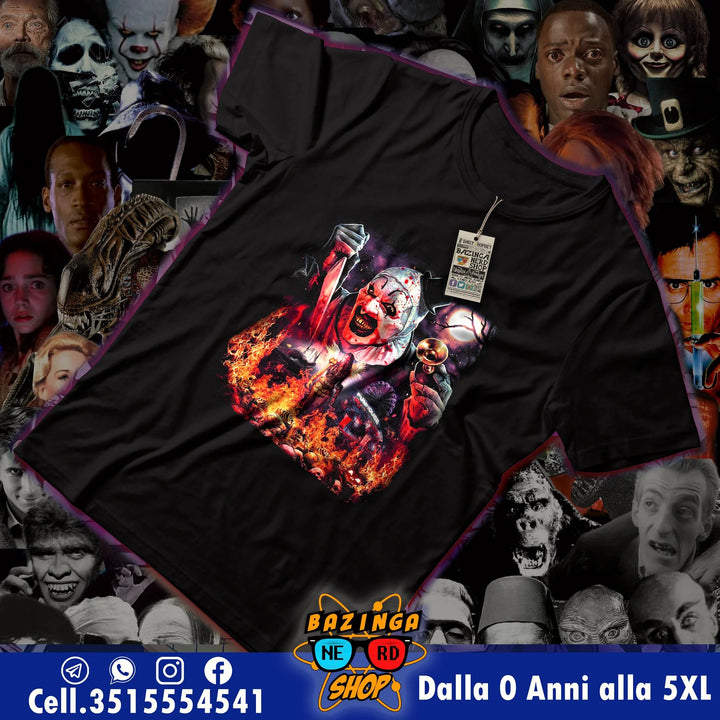 T-Shirt Terrifier Art The Clown