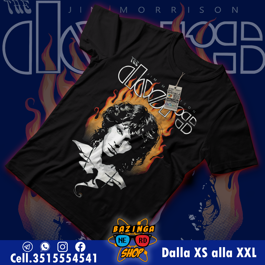 T-Shirt The Doors Jim Morrison