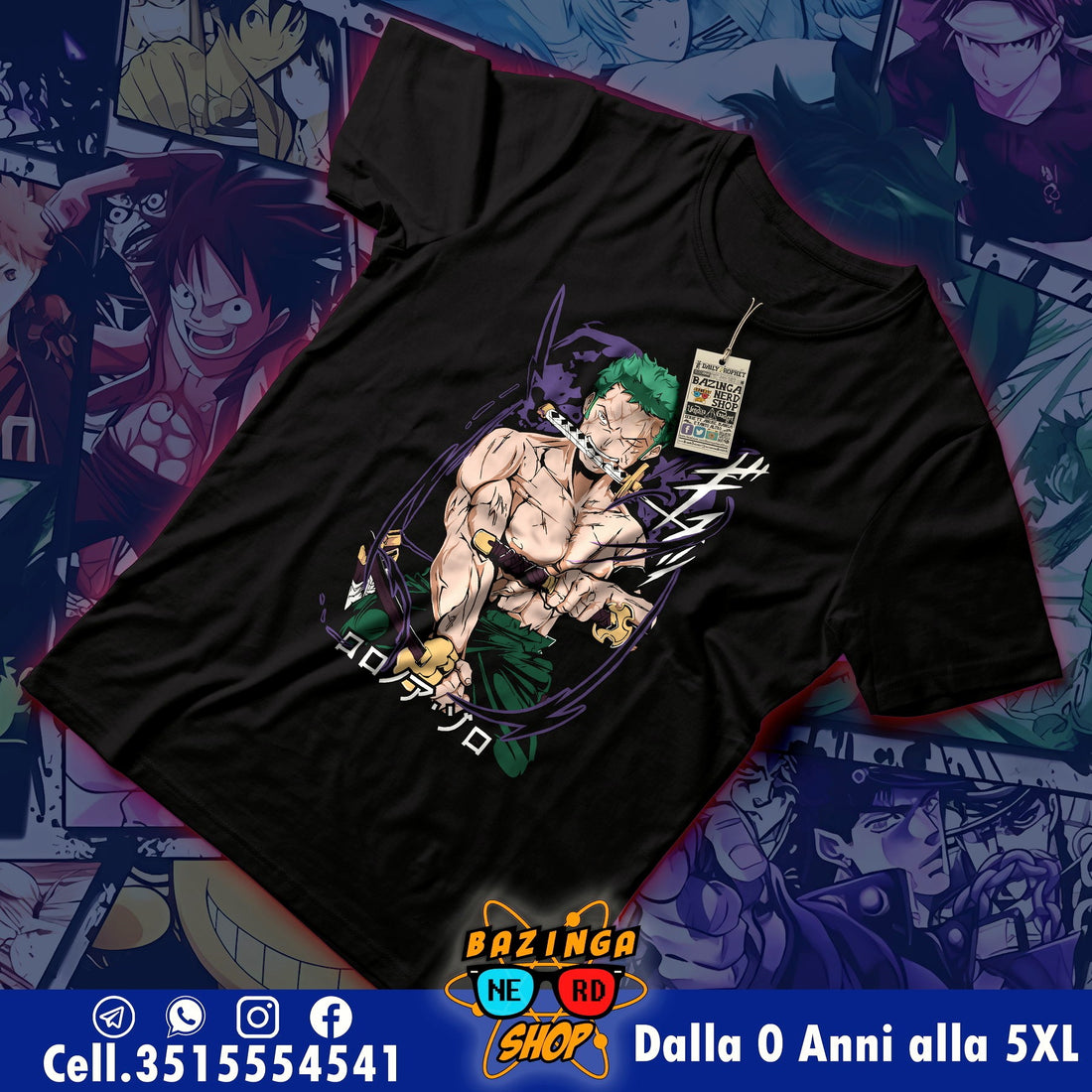 T-Shirt Zoro One Piece