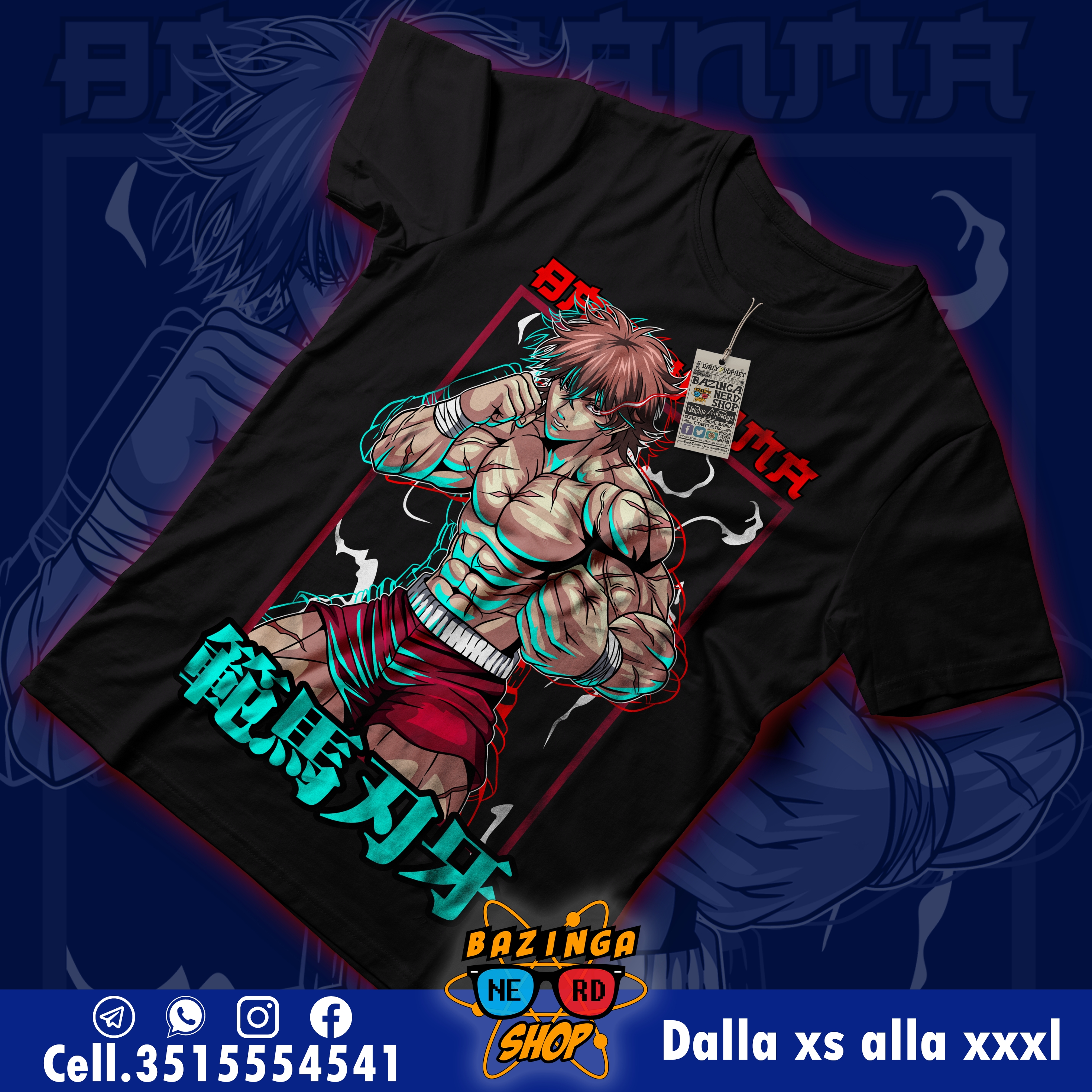 T-shirt anime adulti e kids