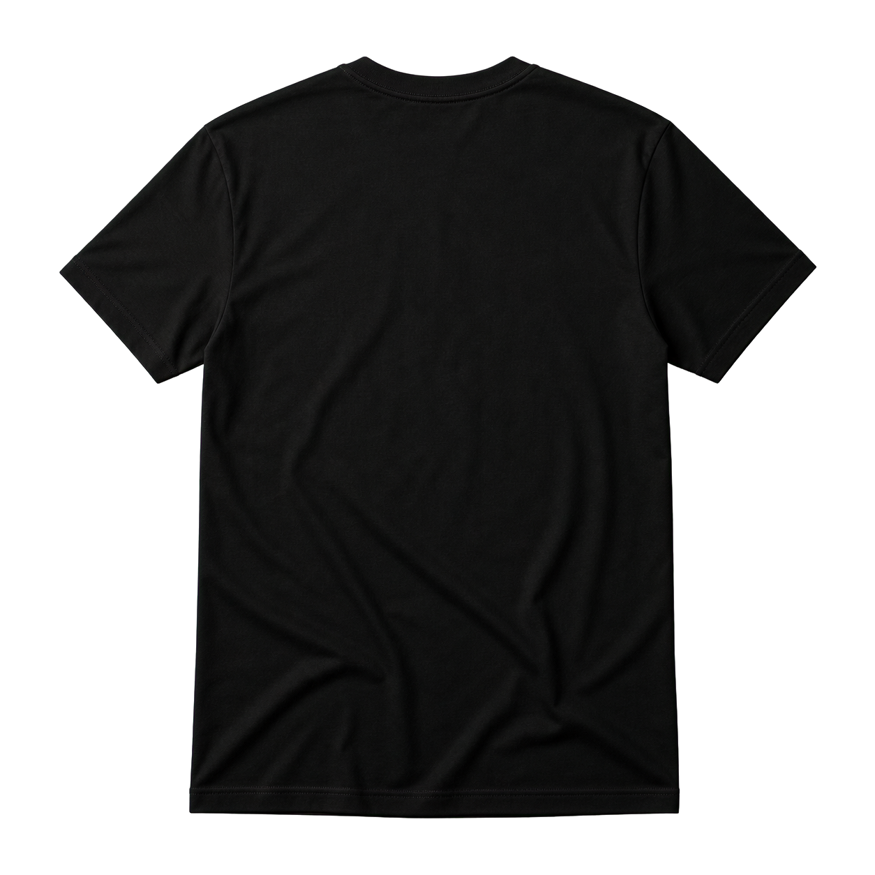 Retro T-shirt nera personalizzabile